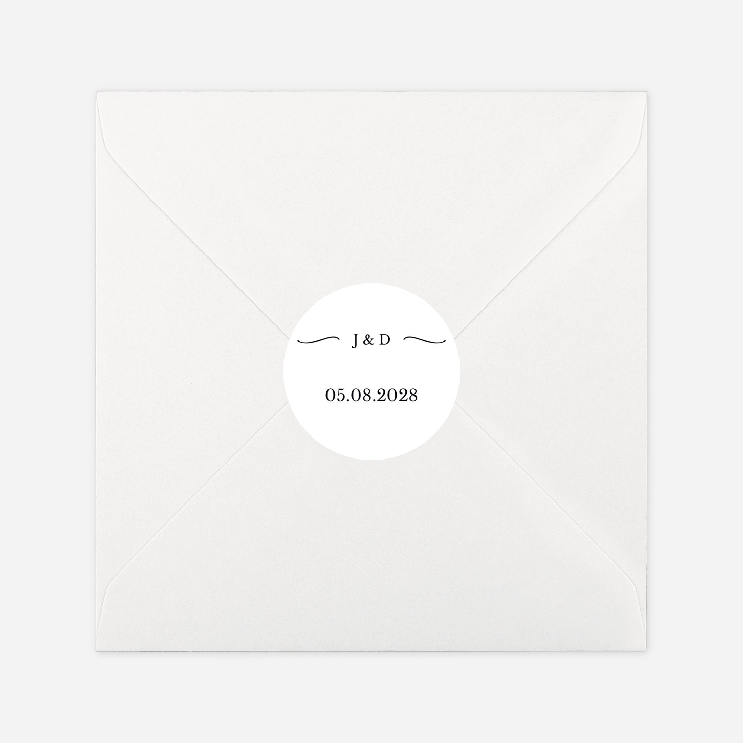 Geschenkaufkleber Hochzeit Zeitlose Verbundenheit