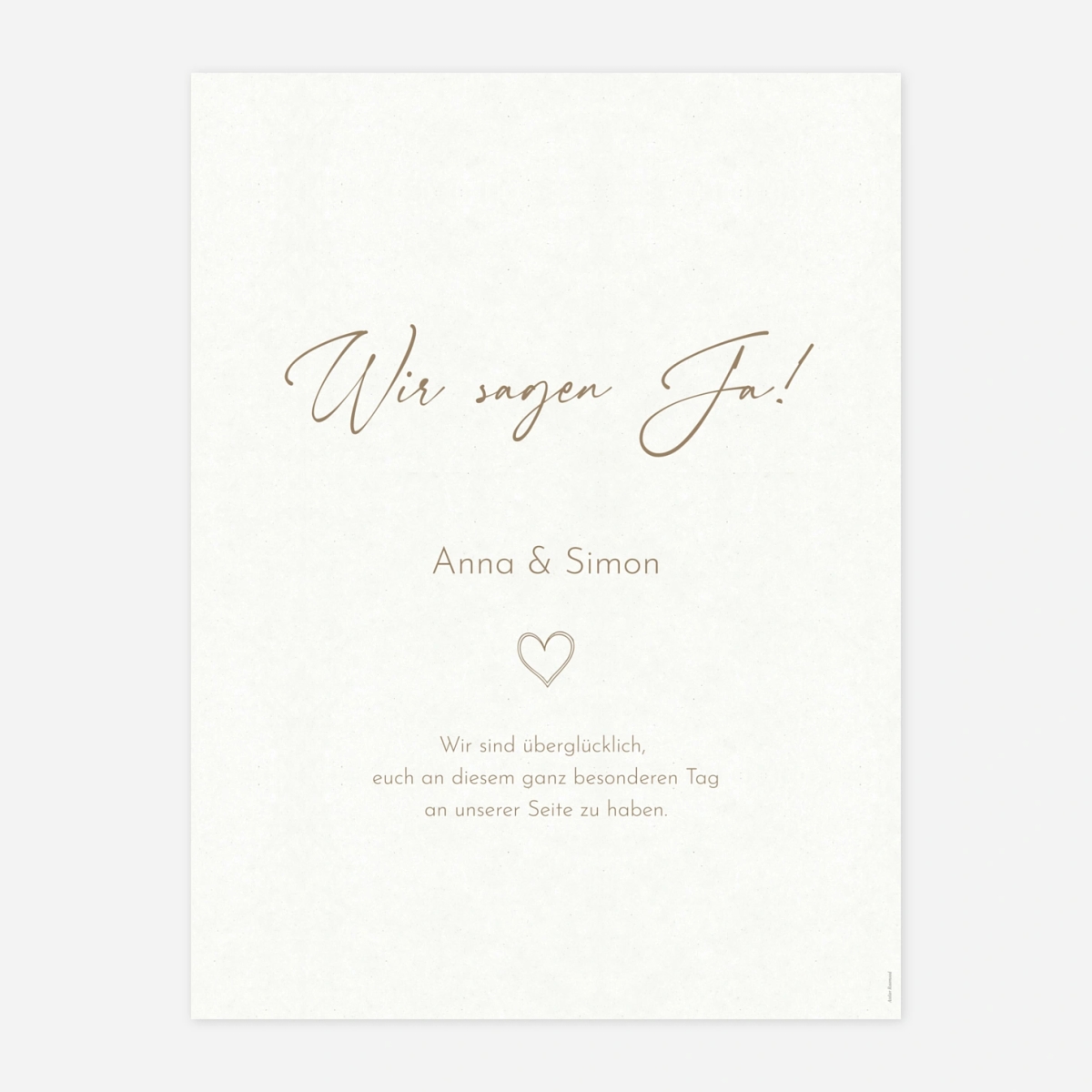 Willkommensschild Zarte Symbole