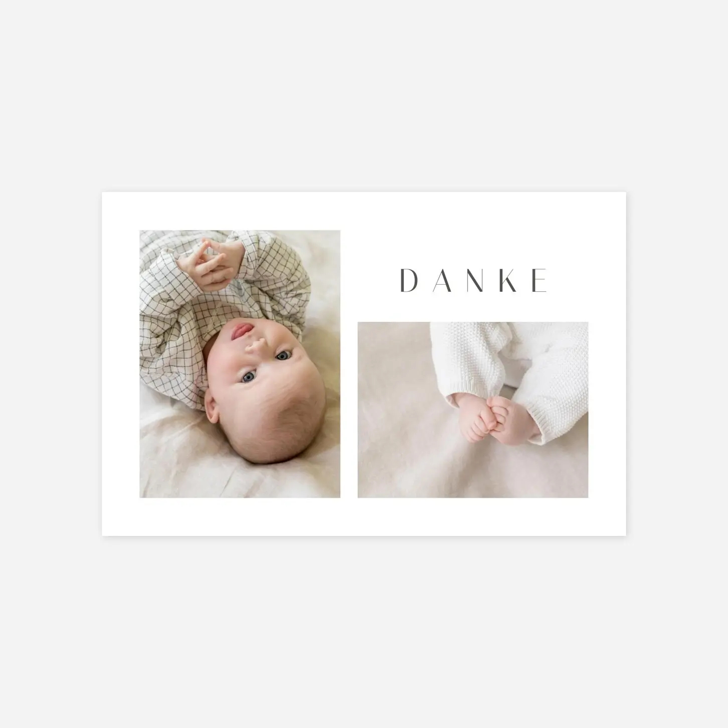 Dankeskarte Geburt Zuckerwatte