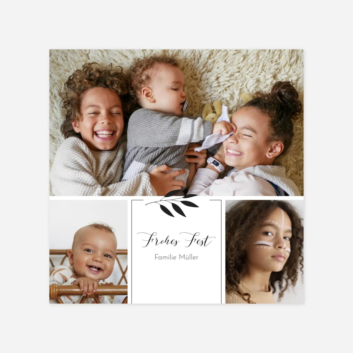 Weihnachtskarte Zweiglein