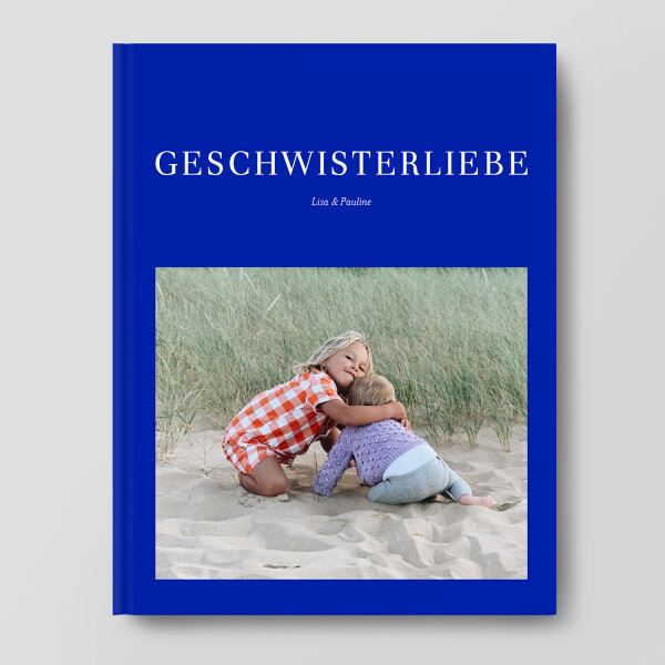 Fotobuch Hardcover (großes Hochformat) - Monochrom - Blue