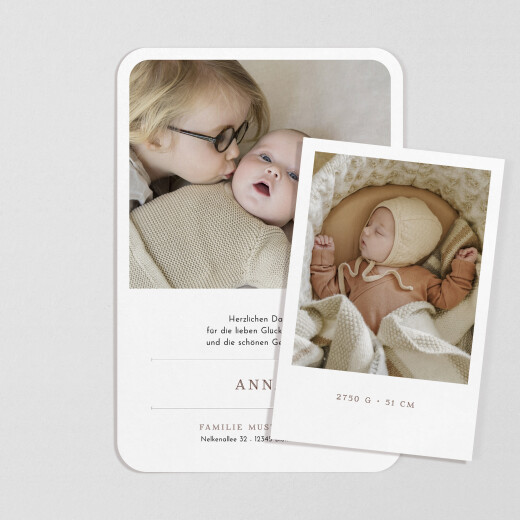Geburtskarten Meine Babywelt (Fotoband) Weiß - Ansicht 4