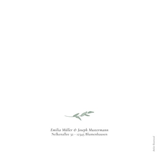 Hochzeitseinladungen Eukalyptuskranz (Klappkarte) Gelb - Seite 4