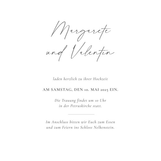 Hochzeitseinladungen Eukalyptus Aquarell (Klappkarte) Sand - Seite 3
