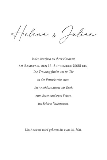 Hochzeitseinladungen Zartes Grün (Klappkarte) Hoch Weiß - Seite 3